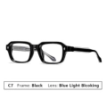 C7 bright black frame anti-blue light