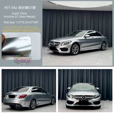 Changing Film Source Manufacturer Direct Wholesale, Auto Color Change Film - porsche-gt-silver-151m-only-suitable-for-one-side-of-the-front-door