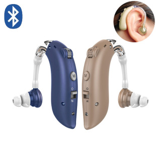 [Bluetooth] hearing aid Bluetooth ear USB charging foreign trade for English sound amplifier