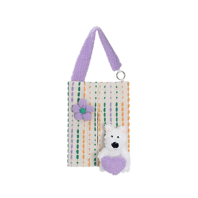 Tissue Box Original Dopamine Car – Car tissue box/set - jacquard-yarn-dyed-hanging-paper-towel-purple