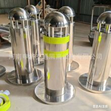 蘑菇头不锈钢路桩加厚反光警示柱工厂直销商场门口隔离防撞柱