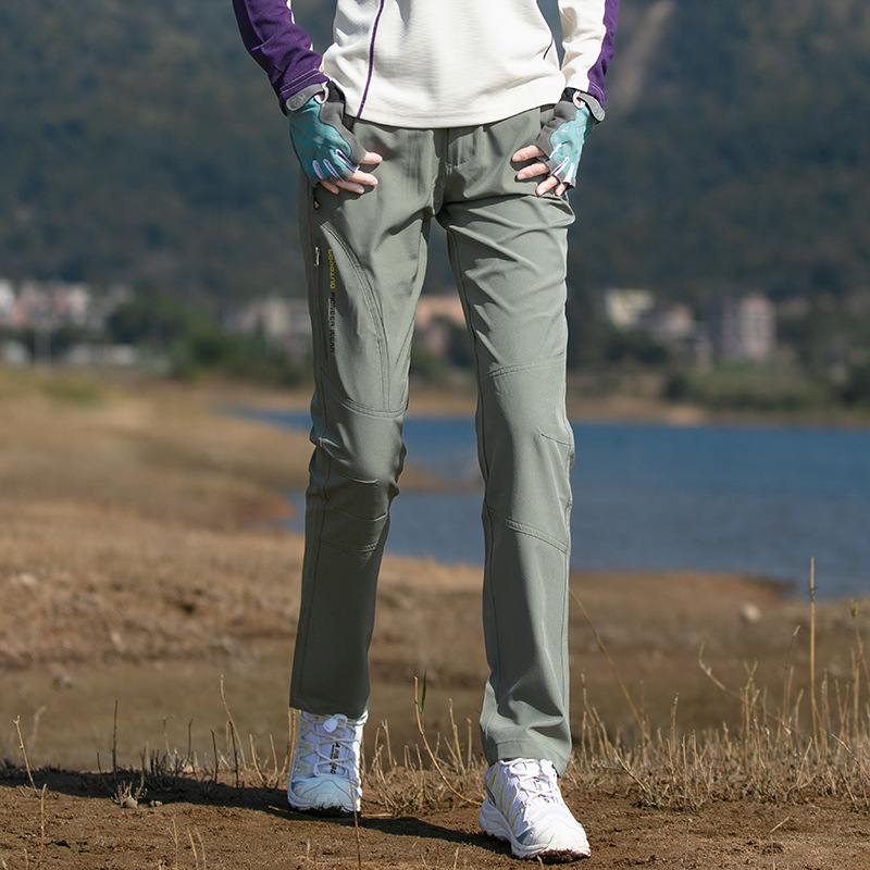 Outdoor Quick-drying Pants for Men and Women Spring and Autumn Breathable Thin Wear-resistant Sweat-wicking Breathable Hiking Running Summer Quick-drying Pants