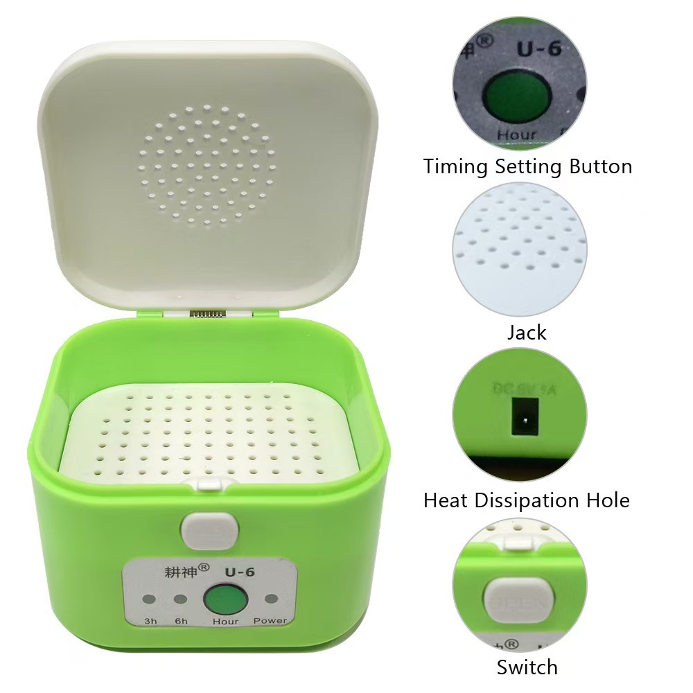Comercio exterior transfronterizo versión en inglés audífono caja de secado electrónico conjunto de sonido audífono auricular secador especial gramo temporización