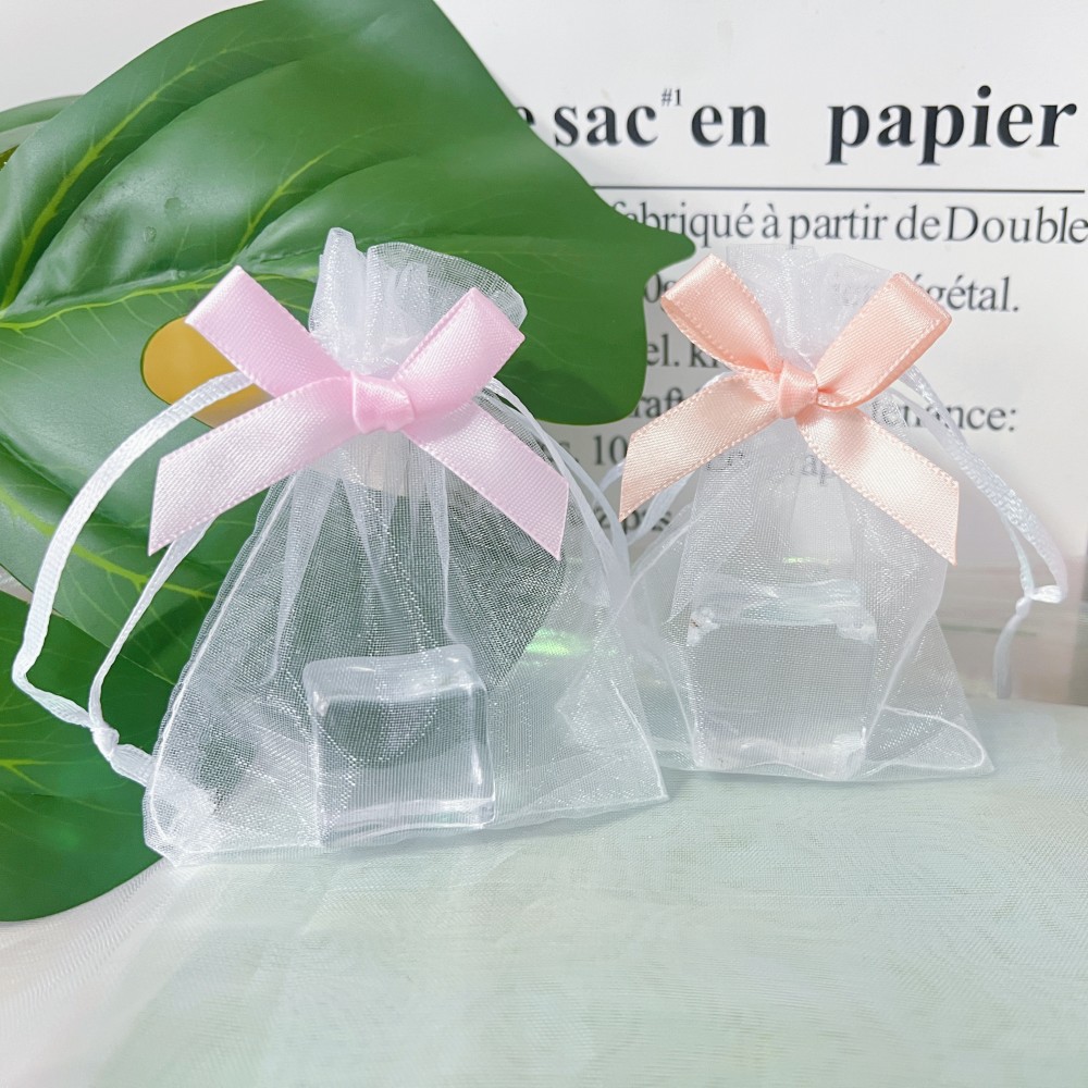 6g Weight Storage Bag Storage & Cleaning Jewelry Packaging Bags Classification 1 Piece Quantity Organza Material Solid Color Pattern Casual Style Casual Solid Color Organza Gift Wrapping Supplies 1