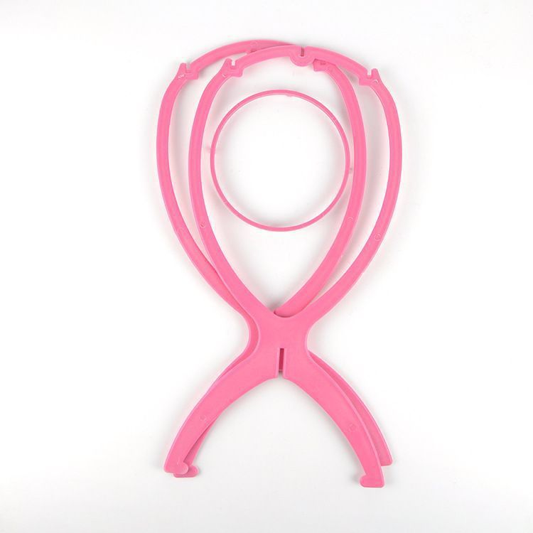 かつらブラケットプラスチック折りたたみポータブルヘアセット棚かつらブラケットツールアクセサリーヘッドセットサポート棚|undefined