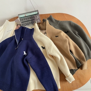 American Retro Double Zipper Men's and Women's High Street Niche Fashion Brand hiphop Casual Collar Cardigan Jacket 24083