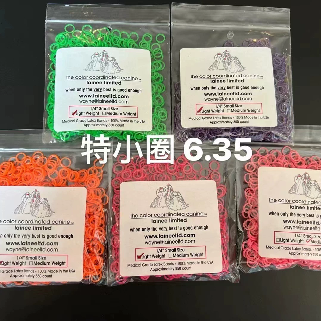 Американские цветные эластичные резинки для волос для собак пород ши-тцу и мальтезе, мини, не оставляющие следов