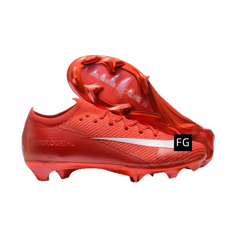 2025 nuevo estilo transfronterizo asesino 16 tachuelas FG pequeños zapatos de fútbol de ciruela transpirables y antideslizantes zapatos deportivos de entrenamiento para estudiantes