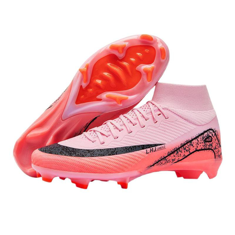 Zapatos de Entrenamiento de Fútbol AG TF de Caucho y Malla, Ligeros, para Pastizales Artificiales