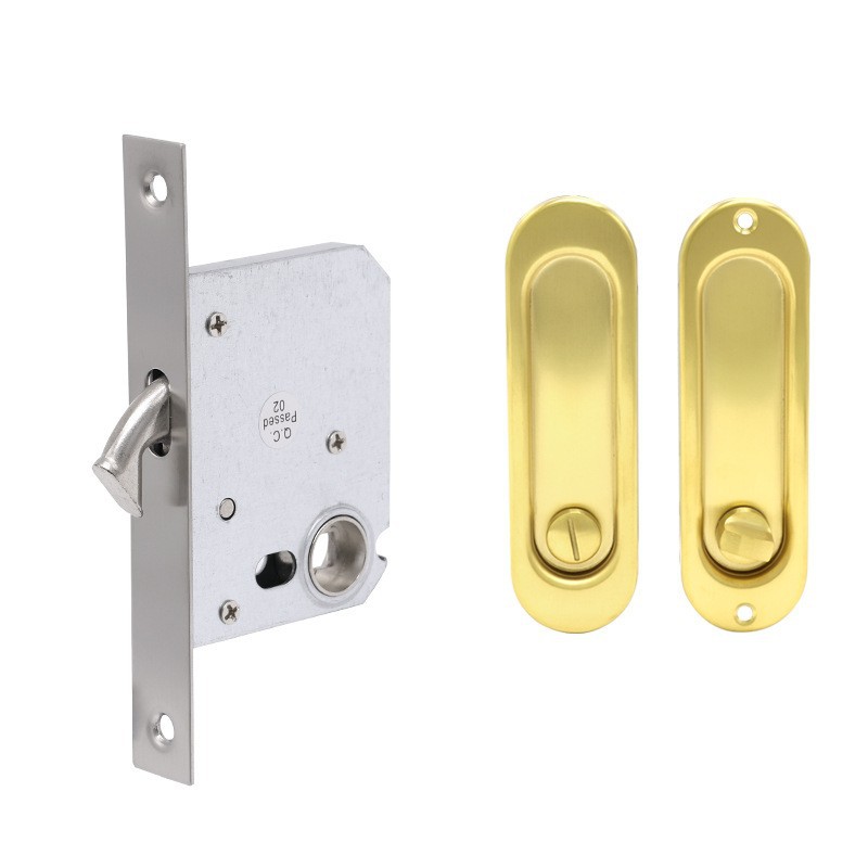 Personalizado 304 acero inoxidable puerta deslizante cerradura de puerta deslizante cerradura de puerta deslizante cerradura de gancho de mano cerradura de puerta deslizante cerradura de baño de cocina