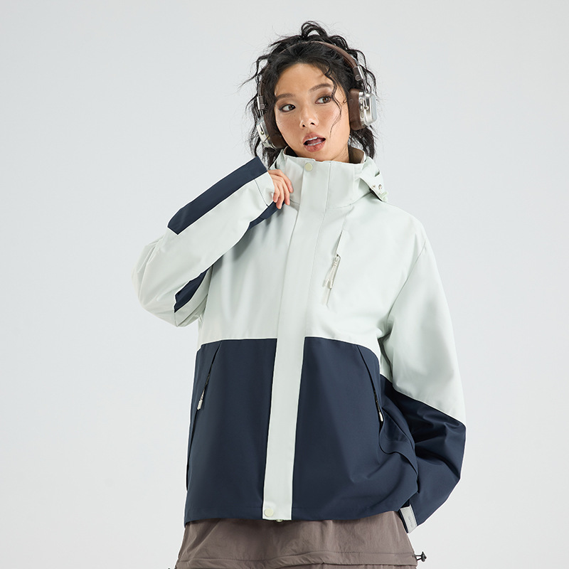 户外冲锋衣男款三合一骆陀定制工作服防寒保暖秋冬新款三防外套女|undefined