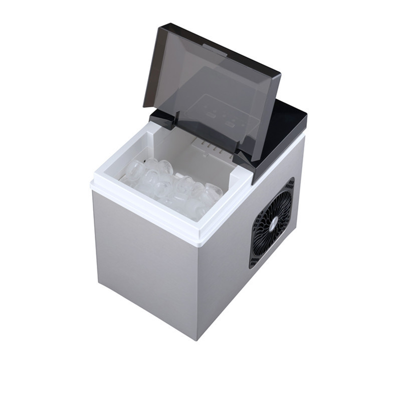 7-Ice-Cube Stainless Steel Ice Maker for Home Use, Portable Dormitory Mini Low-Power Bullet Ice Self-Cleaning Ice Cube Machine 7-Ice-Cube Stainless Steel Ice Maker for Home Use, Portable Dormitory Mini Low-Power Bullet Ice Self-Cleaning Ice Cube Machine