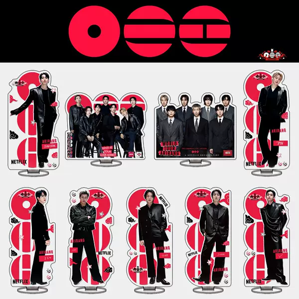 Bts Standee Kpop Comeback Album Arirang Jungkook Merchandise Display Stand Acrylic