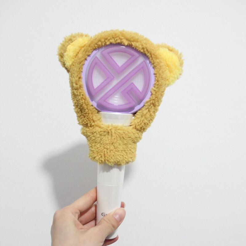 Zhang Yixing ラムシューズサポートスティックライトカバーぬいぐるみ保護カバーコンサート蛍光スティック装飾ハンドライトカバー周辺機器|undefined