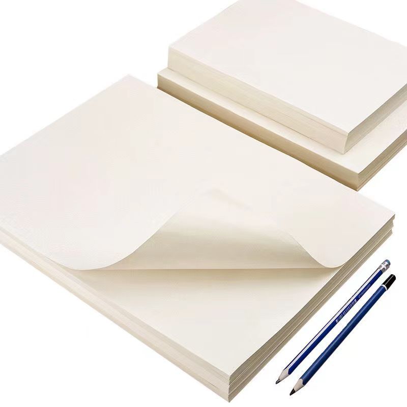 厂家供应多规格白卡纸衣物快递打包白卡硬手工卡纸双面设计用纸