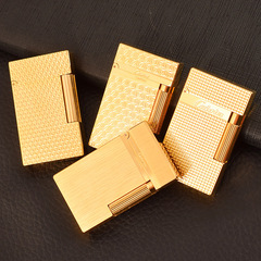 Candlelight Side-Sliding Igniter with Steel Sound Wire Drawing and Five-Faced Carving Pattern Creative Gift Sandpaper Igniter