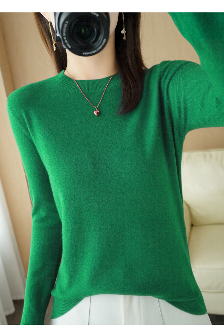 Women's Knitwear Long Sleeve Sweaters & Cardigans Fashion Solid Color display picture 1