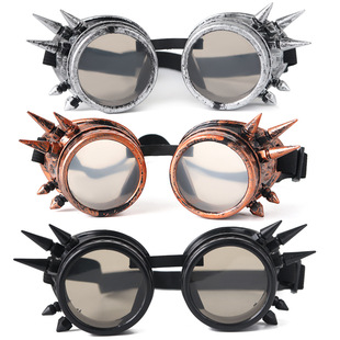 Cross-border Halloween vintage nail steampunk glasses European and American goggles goggles STEAMPUNK goggles