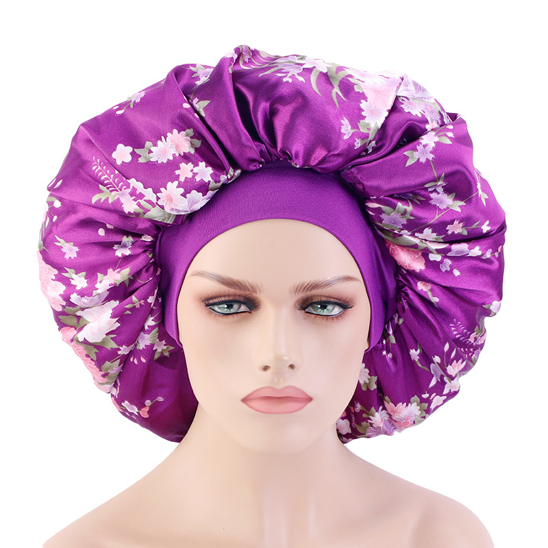New Extra Large Double Layer SATIN Nightcap Chemotherapy Cap SATIN BONNET SATIN Nightcap Amazon