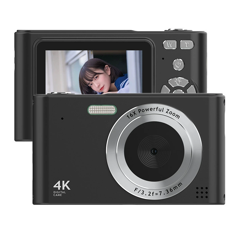 Новая цифровая CCD камера, студенческая цифровая камера 4K, можно перенести на мобильный телефон, стильная ретро-камера, для путешествий и влогов