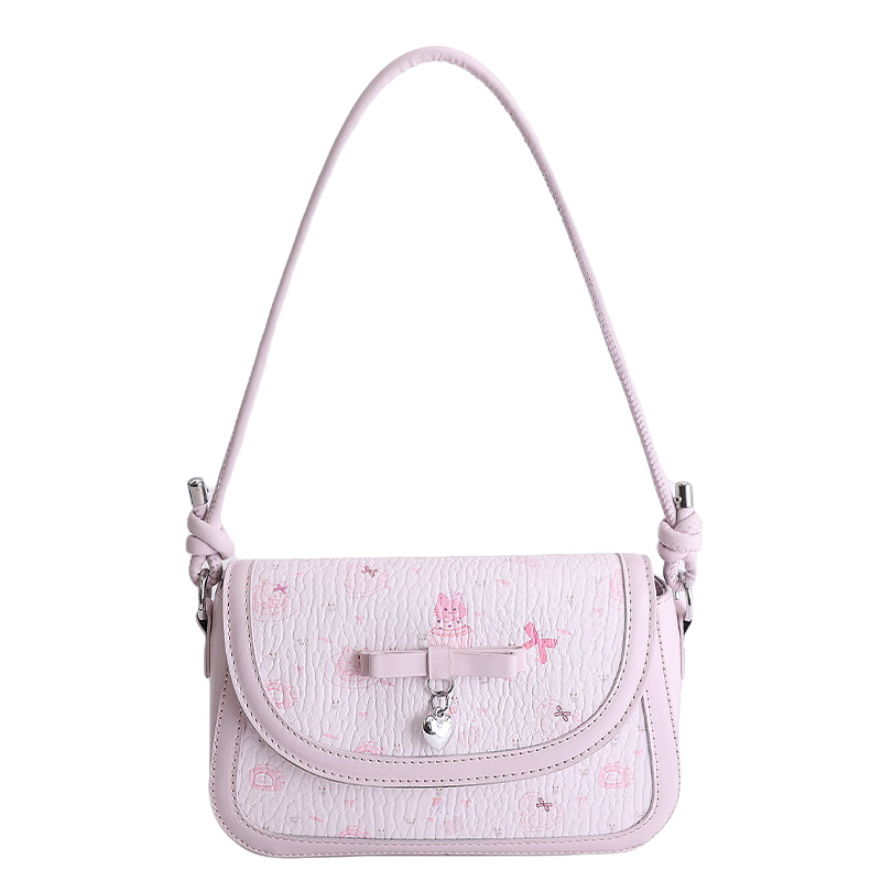 Nicho de diseño lindo impresión silla 2026 nuevo estilo coreano de mujer bolso de hombro diario bolso pequeño de moda