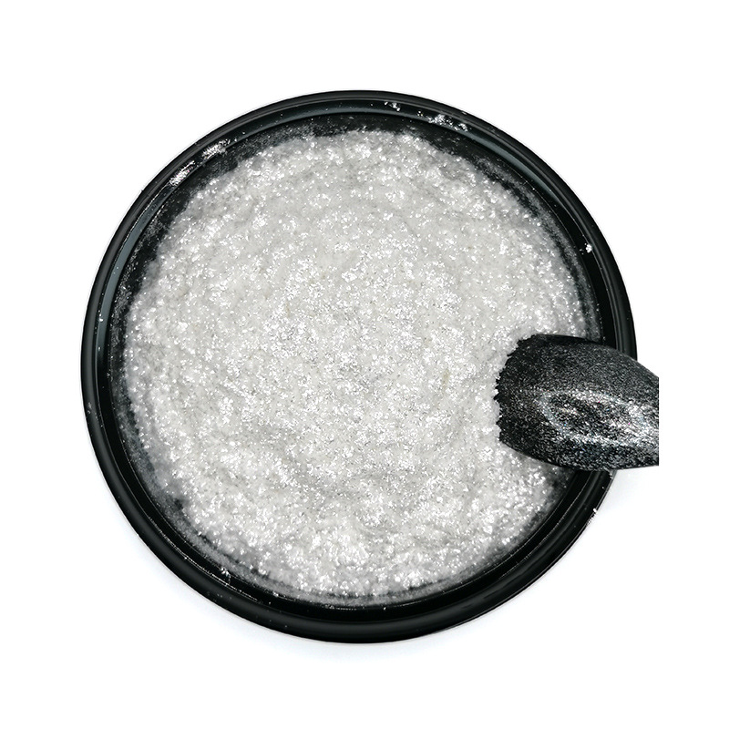 化妆品眼影水晶白闪亮珠光粉彩妆超白珍珠粉 涂料油墨用高光