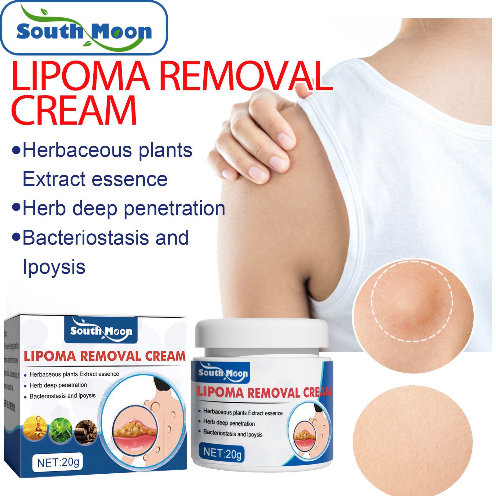 South Moon Partial Softening Balm, Lightweight and Gentle to the Touch, Non-Sticky, Fresh, Silky, Smooth and Softening Balm