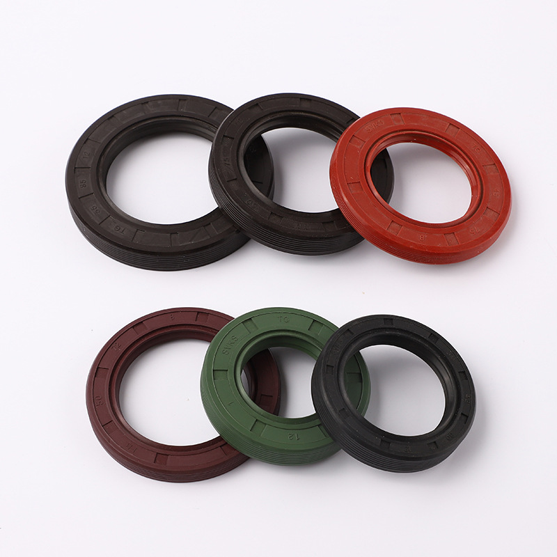 带螺纹骨架油封TC型TG型丁青 氟胶 硅胶 耐高温单双唇形旋转油封