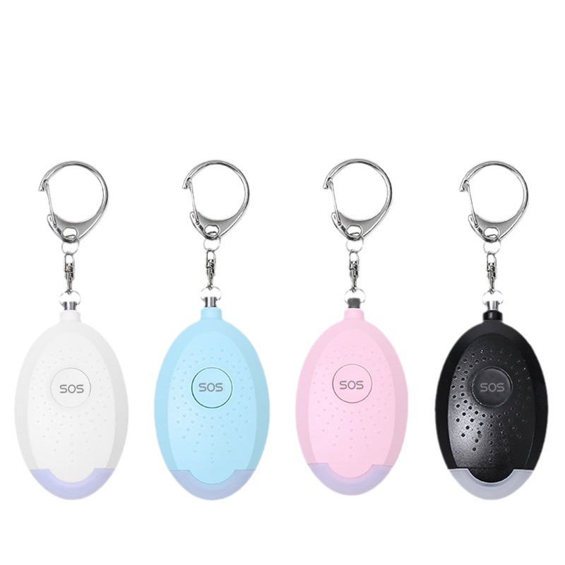 Alarma Personal de Emergencia de Alto Decibelio con Luz LED para Mujeres y Niños