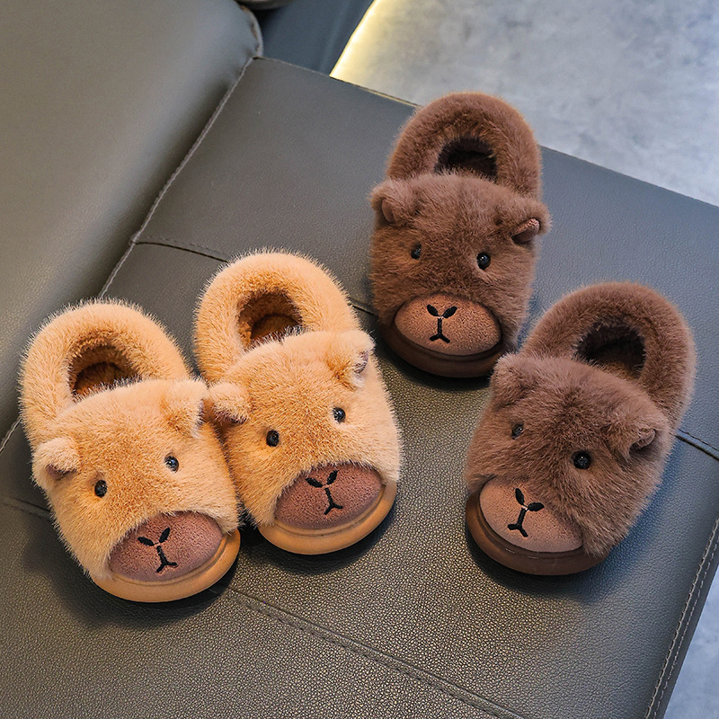 Bolsos de invierno para niños, zapatos de tacones de algodón para niños, zapatillas de algodón para padres y niños, niños mayores y niños.