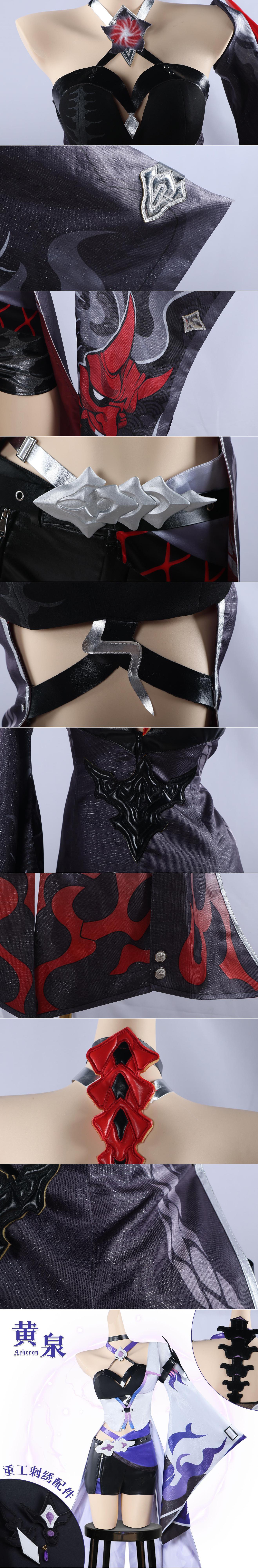 北水商贸黄泉cosplay崩坏星穹铁道红黄泉cos服巡海游侠黄泉cos-阿里巴巴