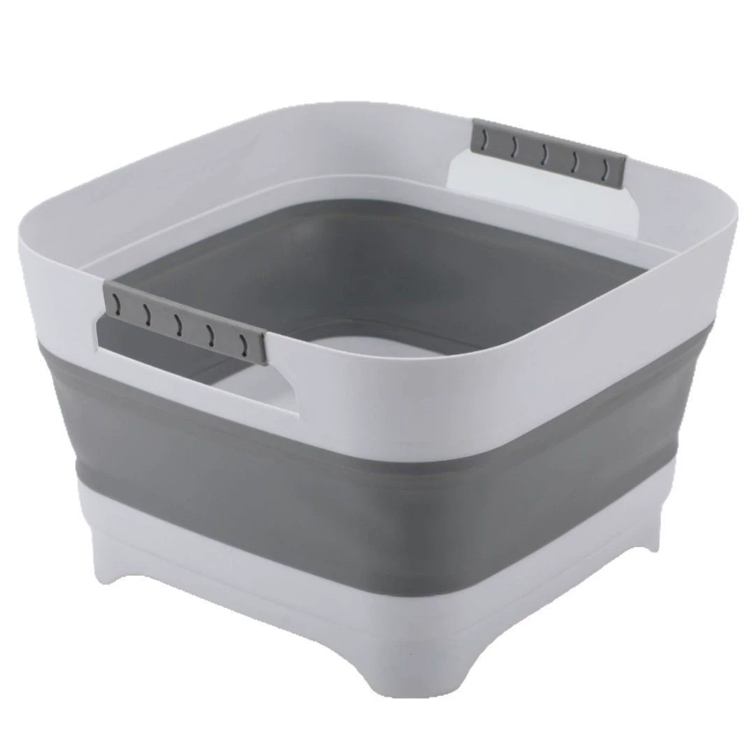 Folding Plastic Square Drying Rack for Fruits and Vegetables, Telescopic Storage System