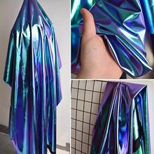 M 73742 Iridescent Gradient Waterproof PU Fabric �òʽ����