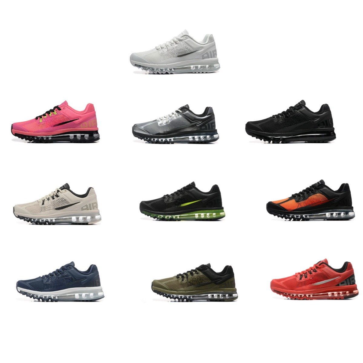 Max2013 full palm air cushion shoes men's casual women's sports running shoes Putian shoes pure original version foreign trade