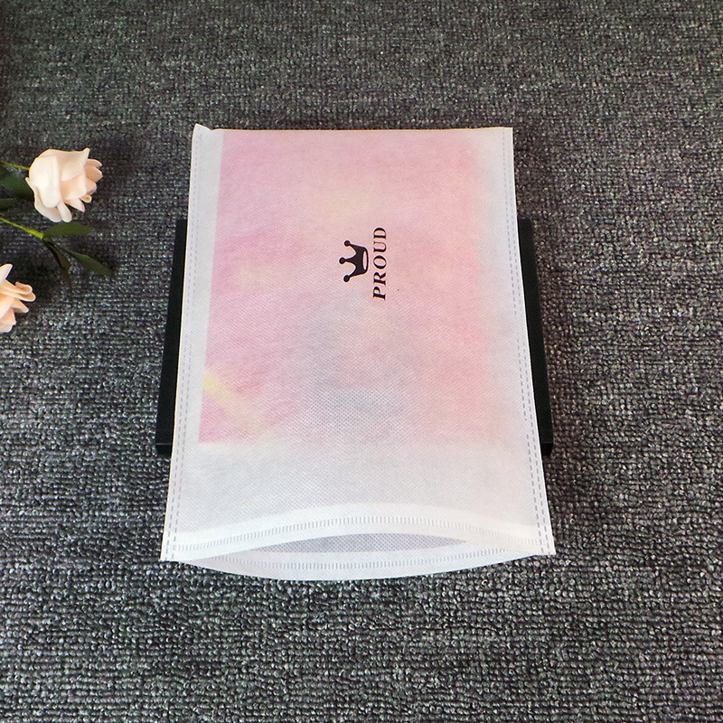 廠家直供白色無紡布袋子平口袋服裝首飾內包裝防塵袋環保鞋袋批發