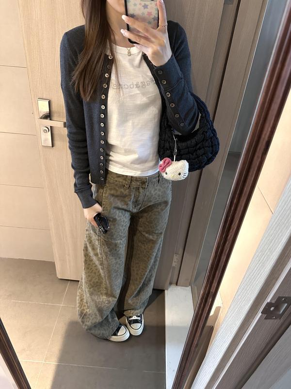 针织衫上衣女2025新款早秋季韩系时尚感慵懒休闲外搭开衫毛衣外套|undefined