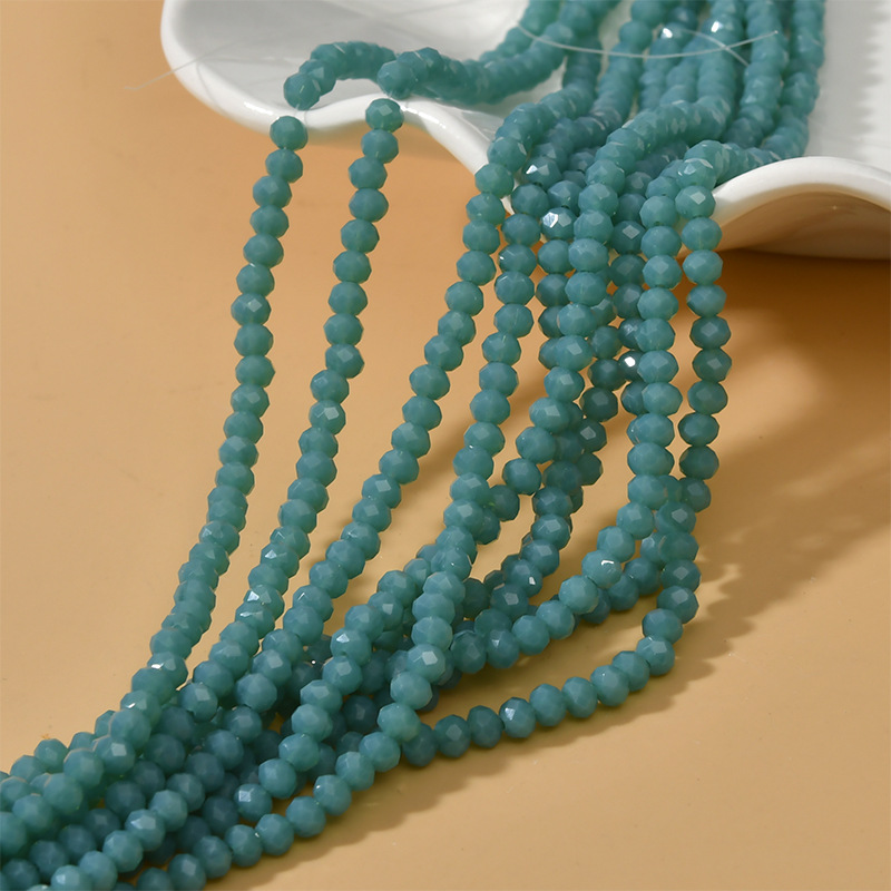 13g Weight Beads Jewelry Making Type DIY Jewelry Accessories Classification 1 Piece Quantity Glass Material Round Pattern Beaded Design Vacation, Simple Style Style 1 Piece Glass Round DIY Jewelry Accessories Beads 9
