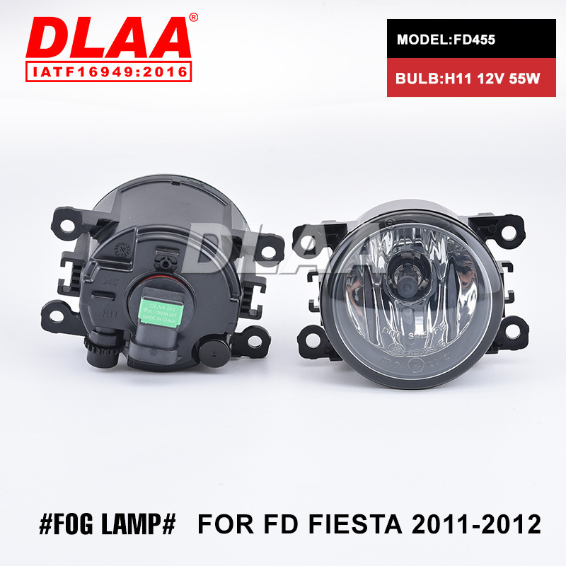Aplicable G a Ford Fiesta Asamblea de lámpara de niebla delantera Halógeno Diurno Lámpara de barra delantera image 3