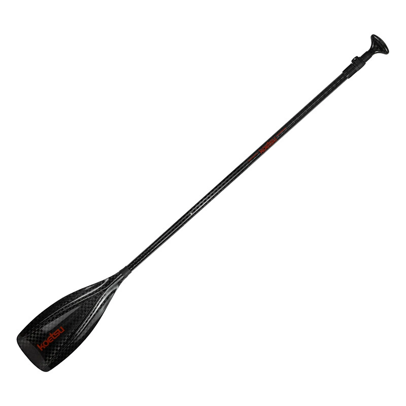 KOETSU 12K pattern carbon paddle surf three-stage combination paddle SUP surf racing paddle board retractable paddle