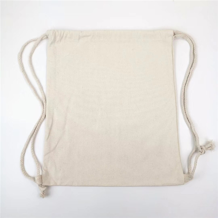 空白束口袋手提帆布袋棉布袋帆布袋子批发礼品纯棉定制帆布袋