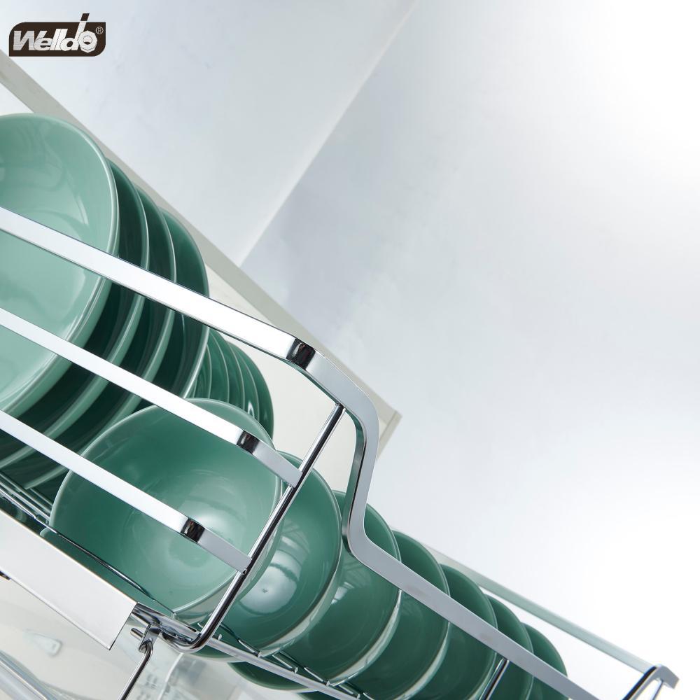 Welldo纬东 厨房地柜抽屉式炉台碗碟拉篮橱柜抽屉式碗碟拉篮