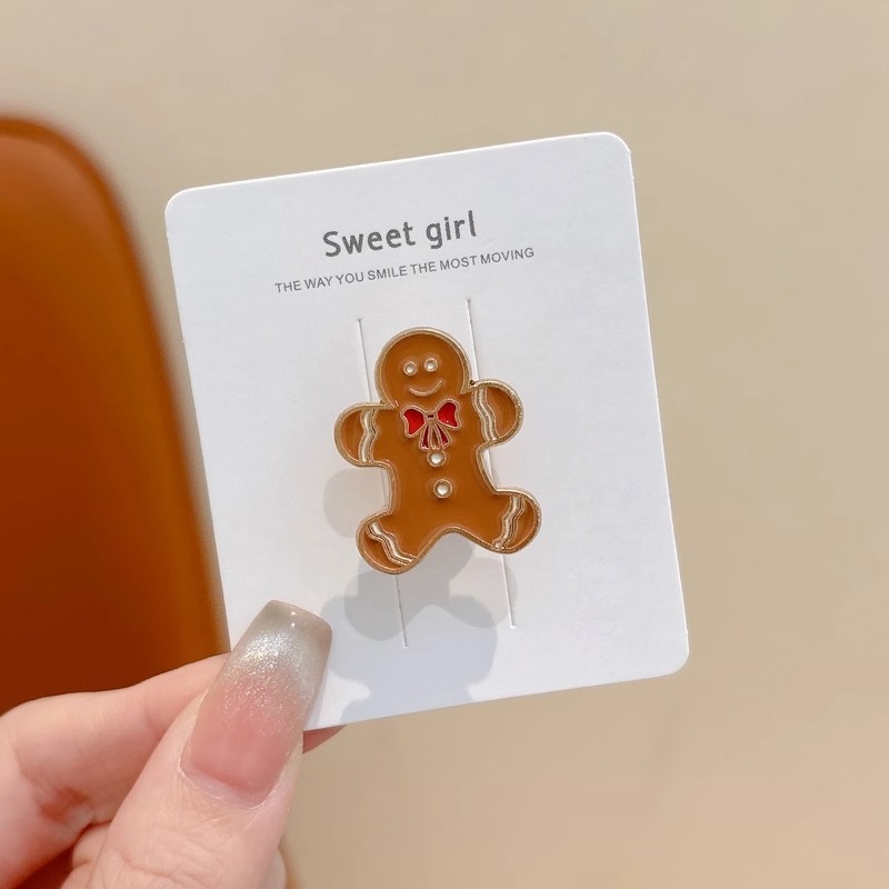 卡通圣诞胸针系列小学生包包配饰别针可爱圣诞老人徽章小礼品饰品|undefined