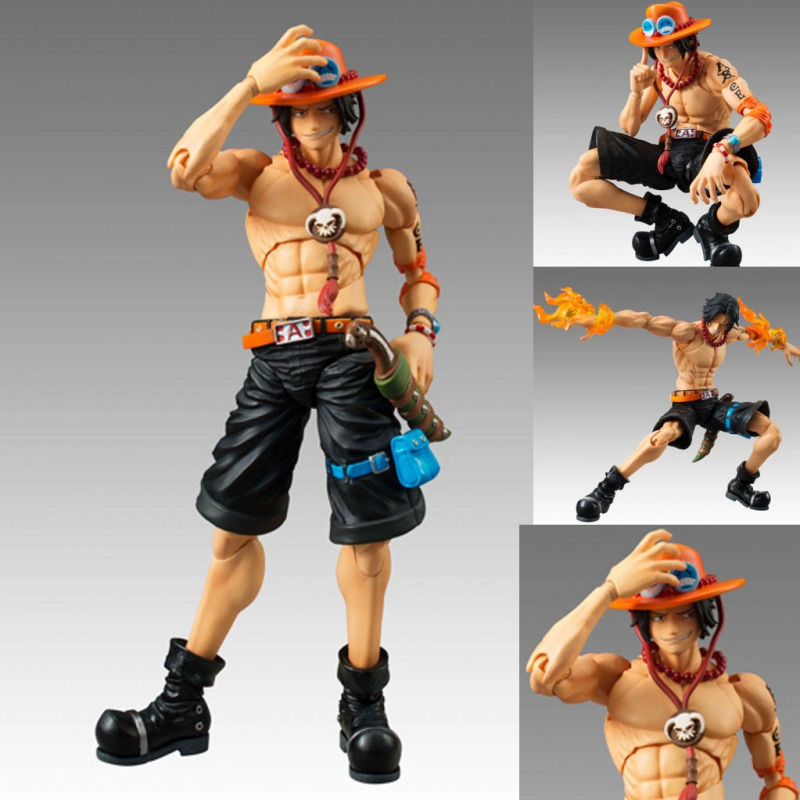 ワンピース可动エースフィギュア入れ替え可ハンド人形フィギュア玩具テーブルデコレーション置物|undefined