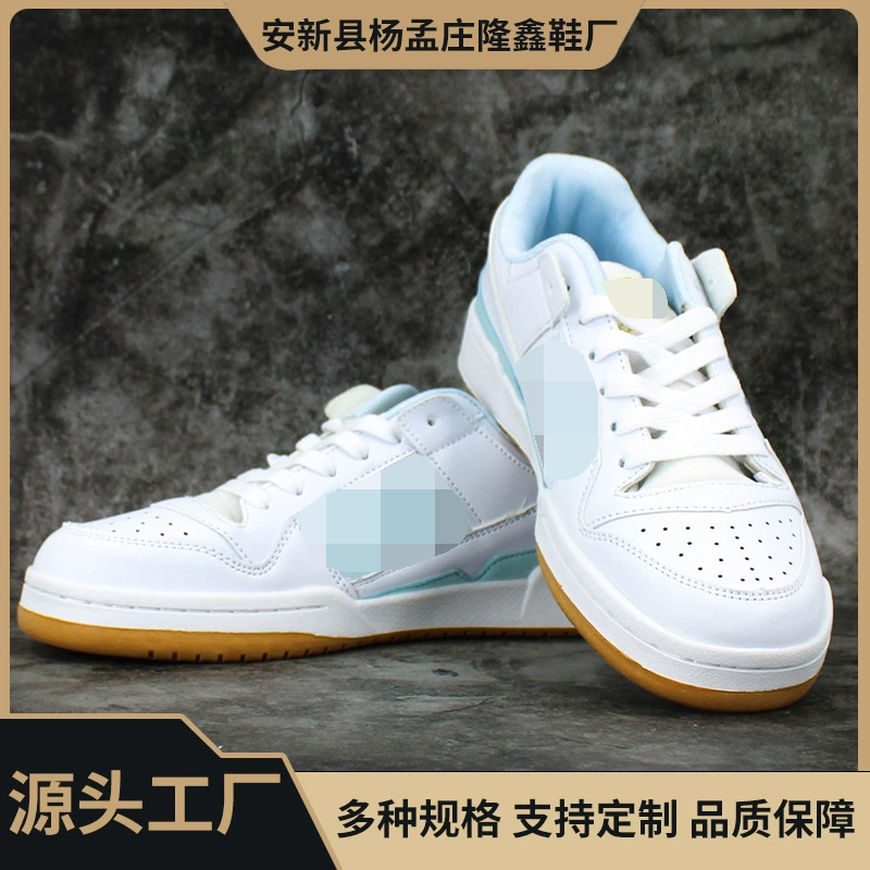 低帮板鞋清新白蓝配色休闲百搭日常出街舒适透气简约款厂家批发