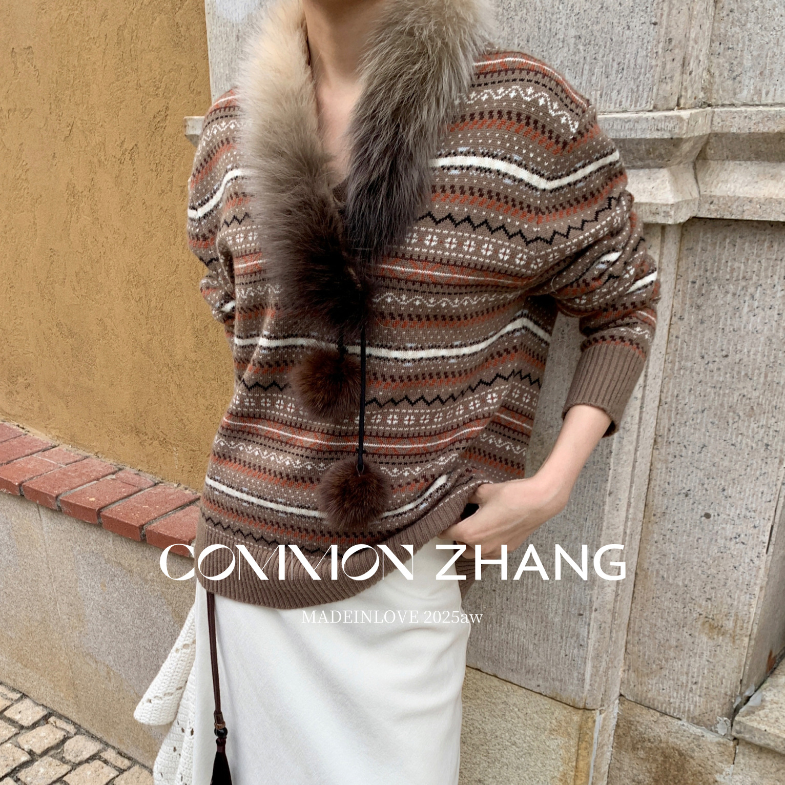 CZ ZHANG秋冬环保仿貂毛皮草围巾女百搭名媛休闲围脖配饰B43256-9