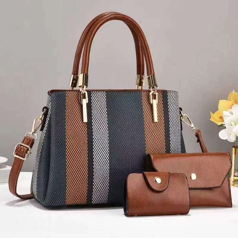 Sentido de alta calidad, gran capacidad, nuevo estilo, color en contraste, tendencia de la moda, bolso femenino, bolso de hombro transfronterizo, bolso de mensajero