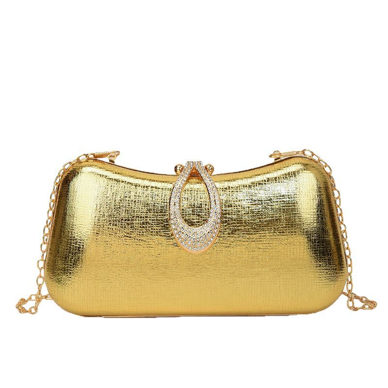 New Track Fashion Handbag & Shoulder Bag 2025 New Cross-Border High-Gloss Patent Leather Women's Shoulder/Crossbody Evening Bag - Thumbnail 5