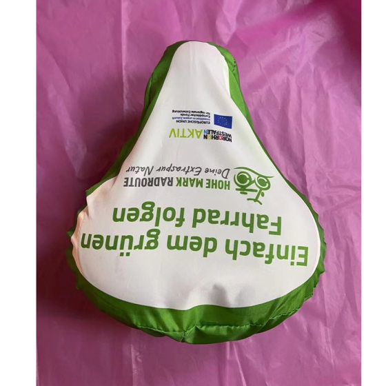 RPET Recycled Environmental Bicycle Cushion Cover Polyester Waterproof Case Cycling Bicycle Protective Cover Printable Logo