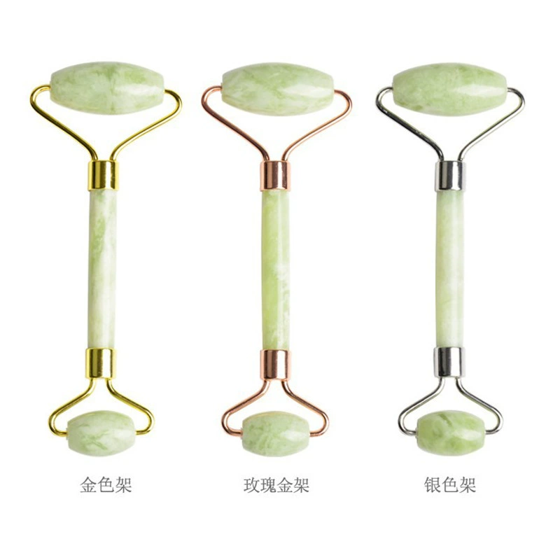 Новые модели Jade Jiacui ролик роликовая, бирюзовый камень красота палочка jade roller массажёр с упаковкой