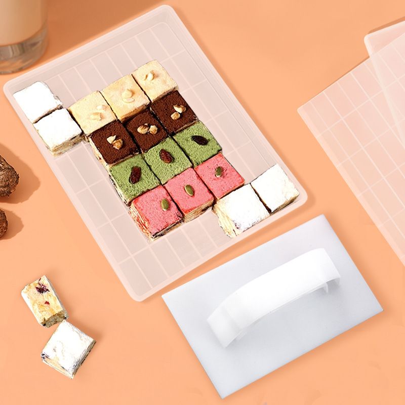 눈송이 크리스프 몰드 라이브 하단 냉각 설정 플레이트 손으로 만든 DIY 세트 NOUGAT 도구 세트 금형